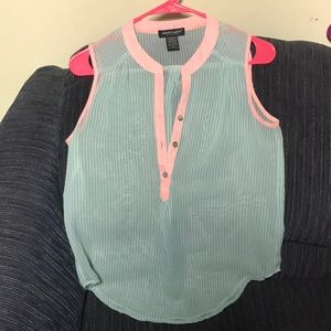 Button tank, polyester